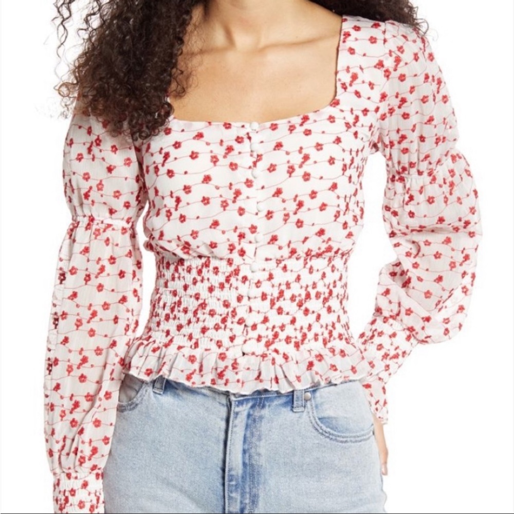 Code Mode Embroidered Crop Top - Picture 2 of 10